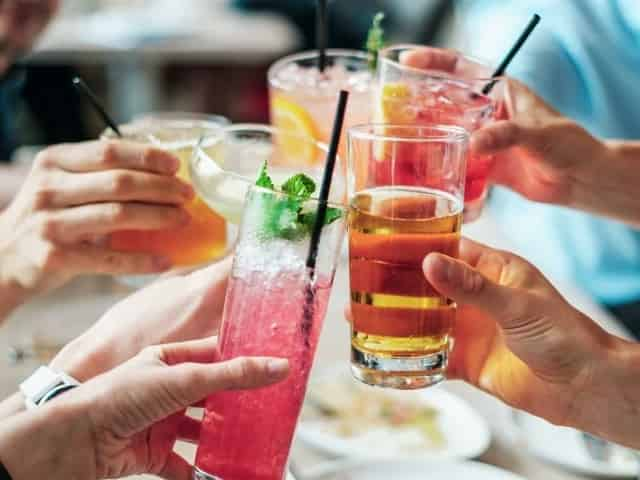 cocktails from crabs on pensacola beach fl