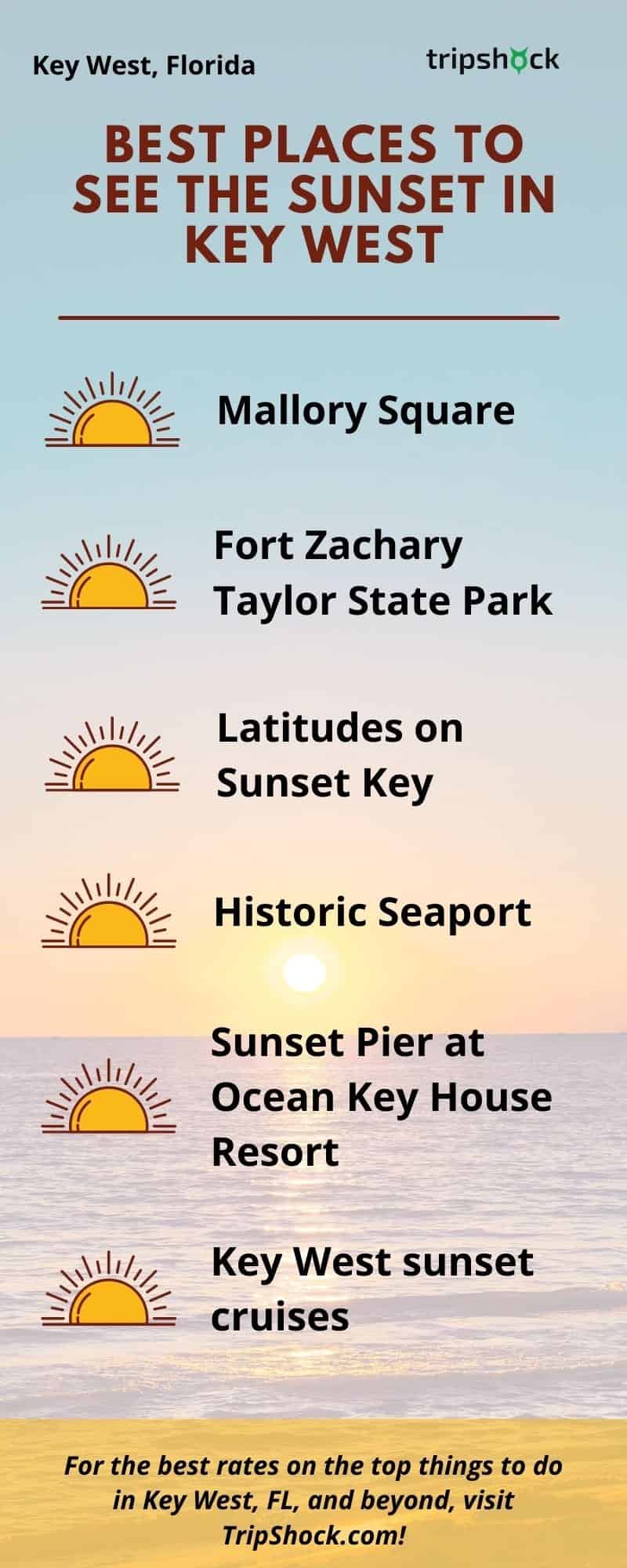 Best Places to See the Sunset in Key West
