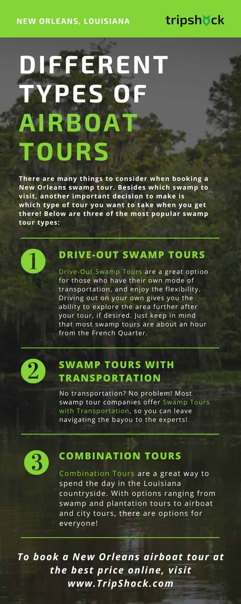 different types of airboat tours