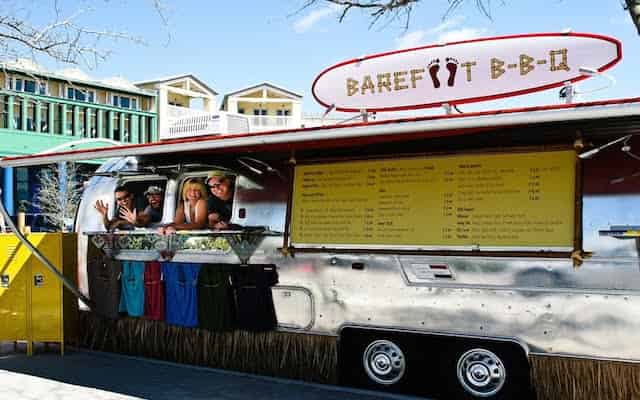 barefoot bbq 30a food truck