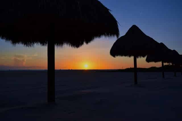 Sunset at Residence Beach in Marco Island