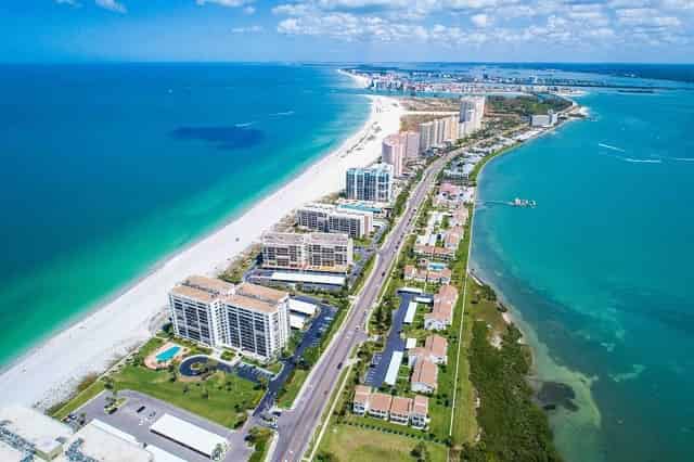 Aerial view of St. Petersburg,FL
