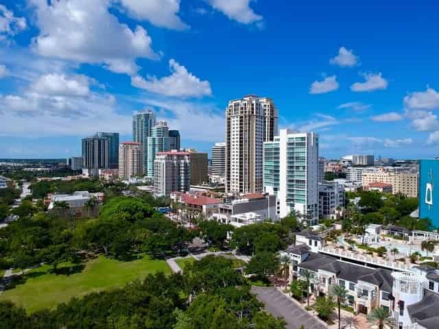 City skyline St. Petersburg, FL