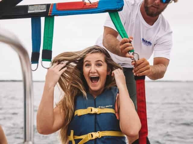 wet n' wild Parasailing in destin florida