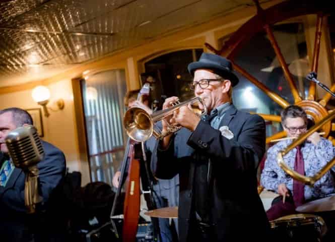 live band performing jazz aboard steamboat-natchez