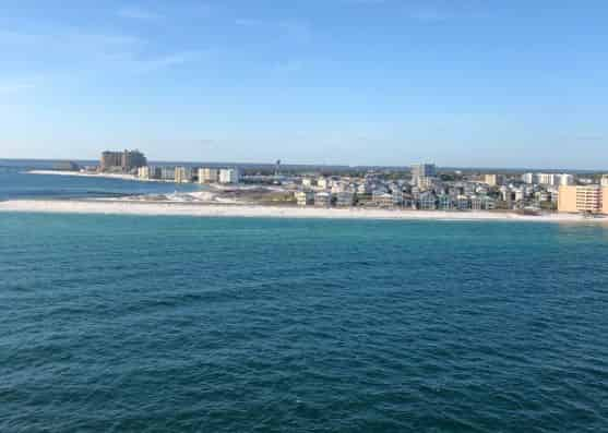 parasailing views in destin