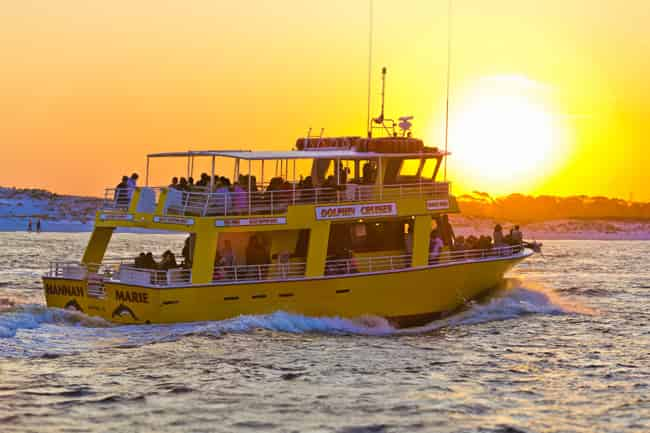 sunset harbor dolphin cruise destin fl