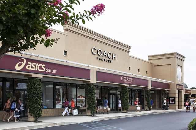 Coach store at Silver Sands Premim Outlets