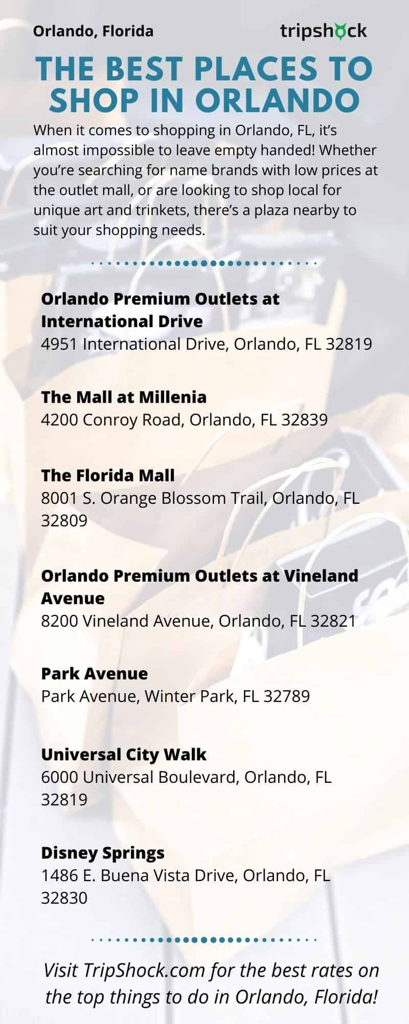 Orlando Shopping - 10 Best Places to Go