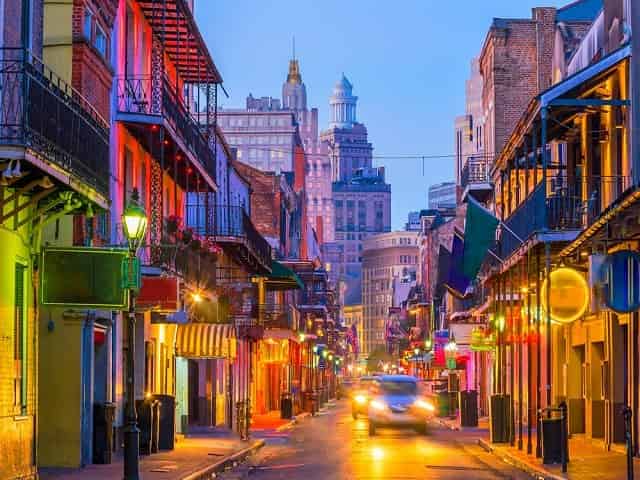 Bourbon Street pubs and bars in New Orleans