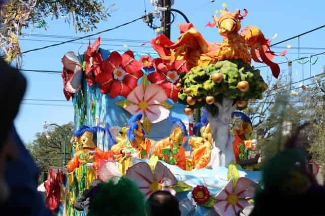 Mardi Gras float in New Orleans