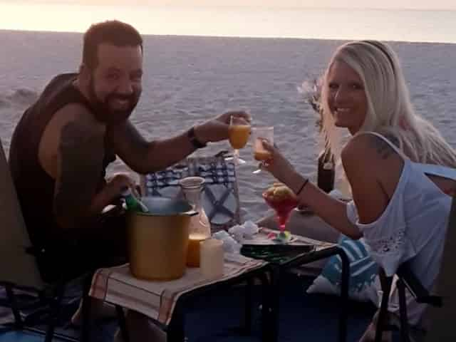 picnic on the beach in miami