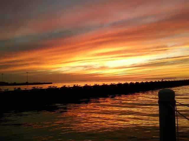 beautiful sunset in key west fl