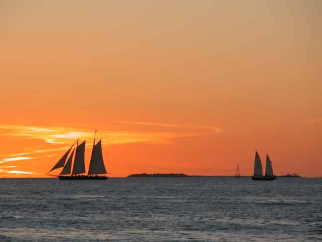 sunset sail in key west
