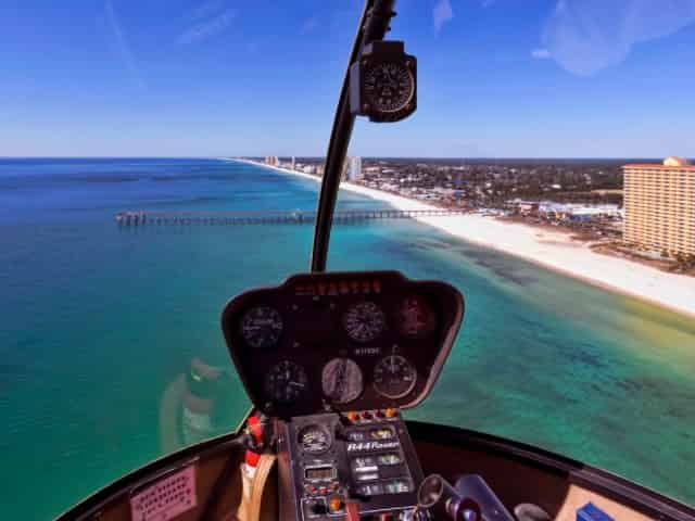 helicopter tour in panama city beach