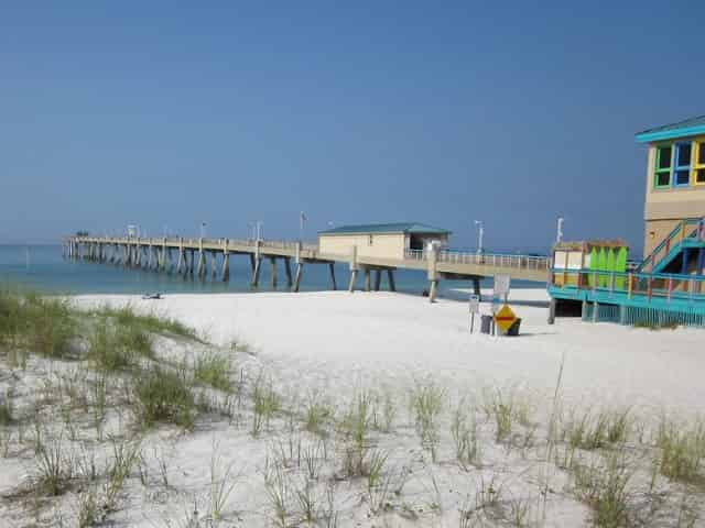 the beach at the boardwalk on okaloosa island