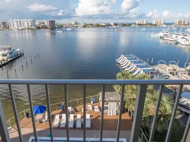 Inn on Destin Harbor View from Balcony