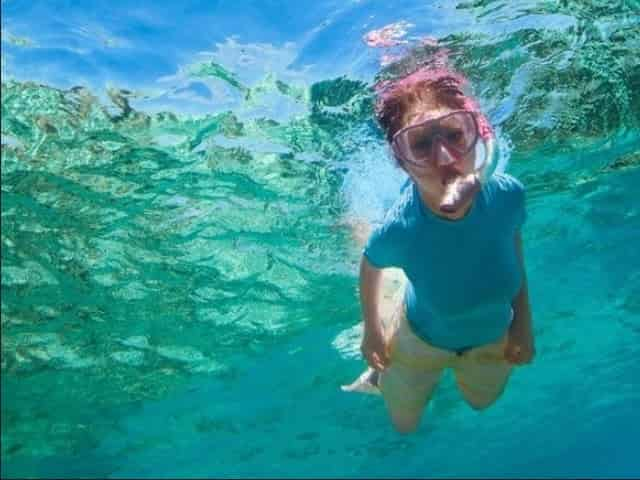 small group snorkeling in the keys