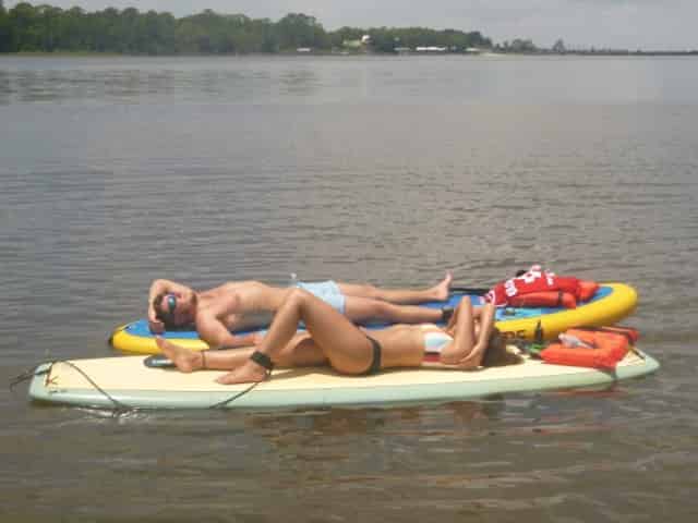 paddleboarding in gulf shores for couples