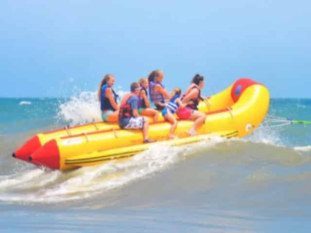 myrtle beach sc family banana boat ride