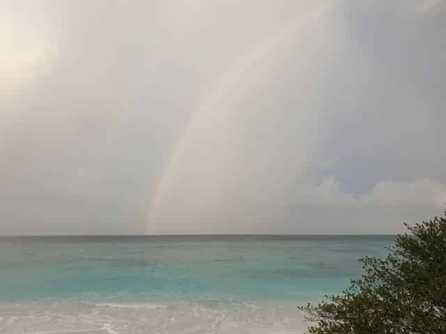 rainy day at the beach in Perdido Key