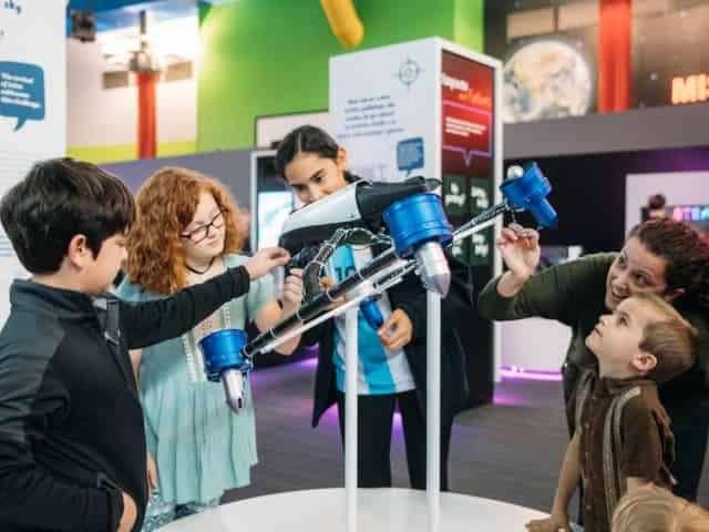 children at science museum in st pete, fl