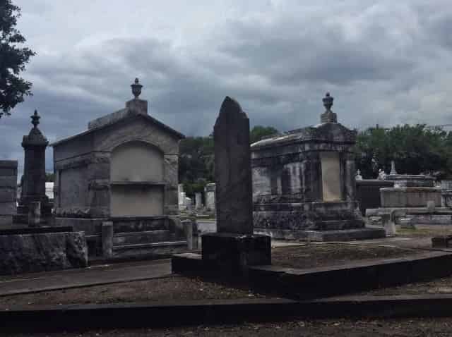 st. louis cemetery #1 on a gloomy day