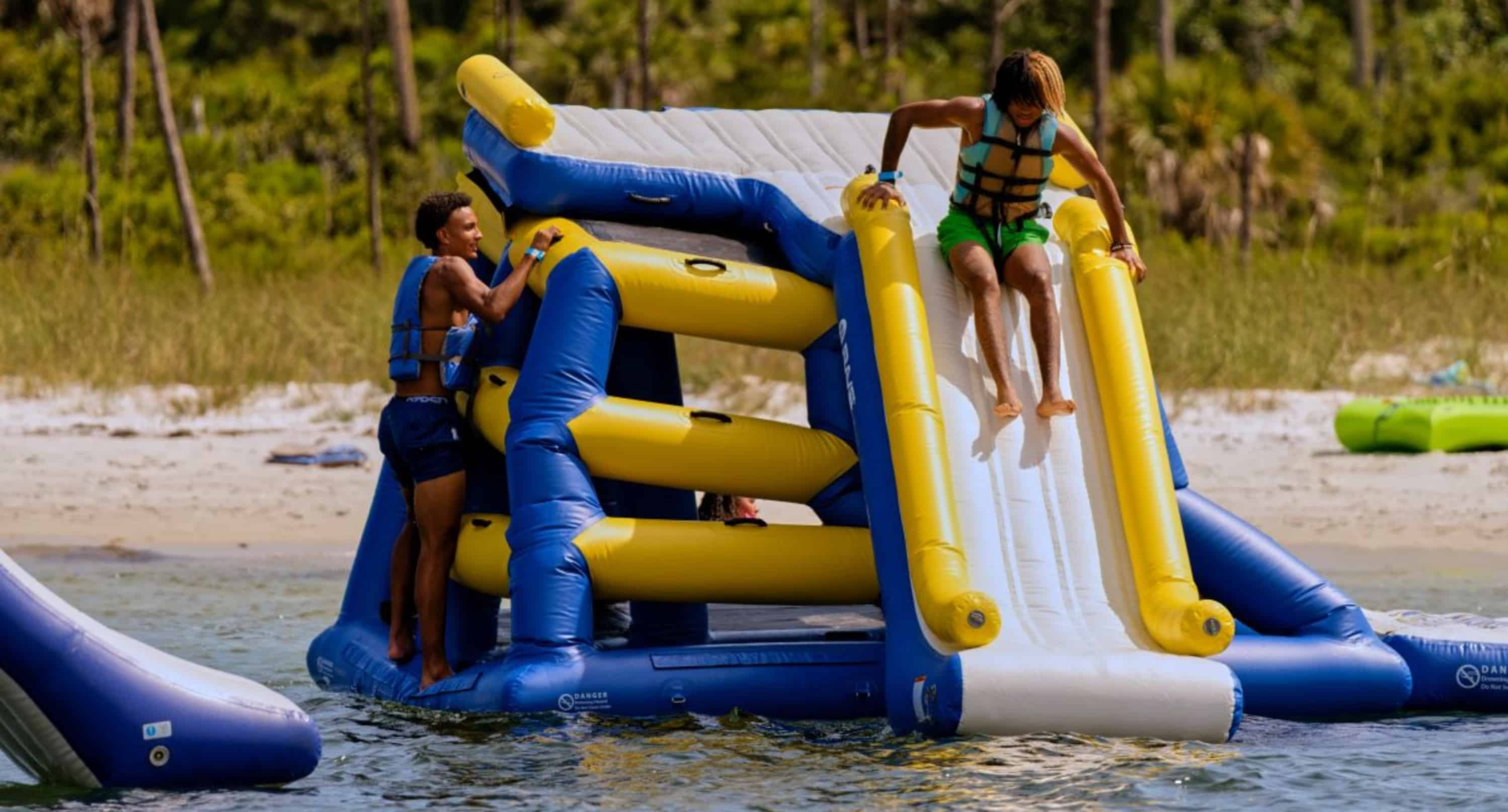 Adventure-Tour-With-Inflatable-Waterpark-Aboard-The-Privateer-Catamaran