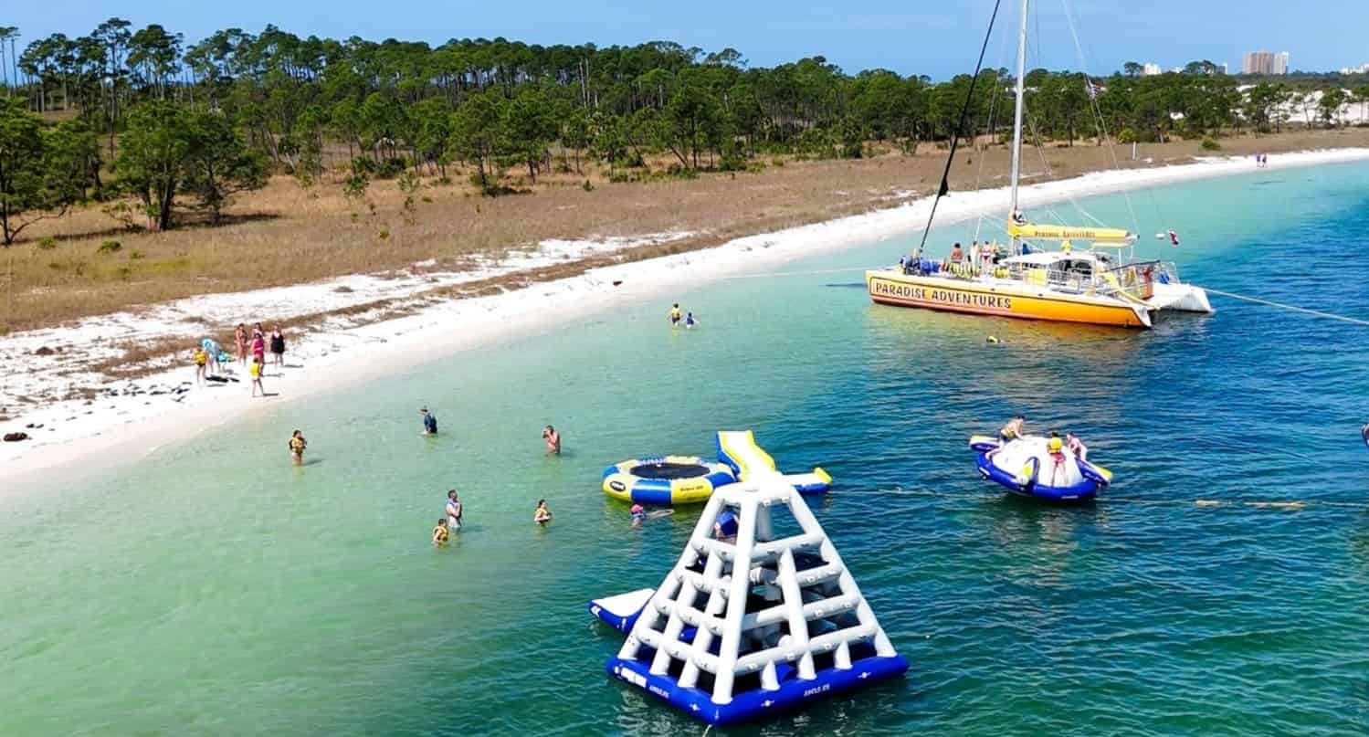 Adventure-Tour-With-Inflatable-Waterpark-Aboard-The-Privateer-Catamaran