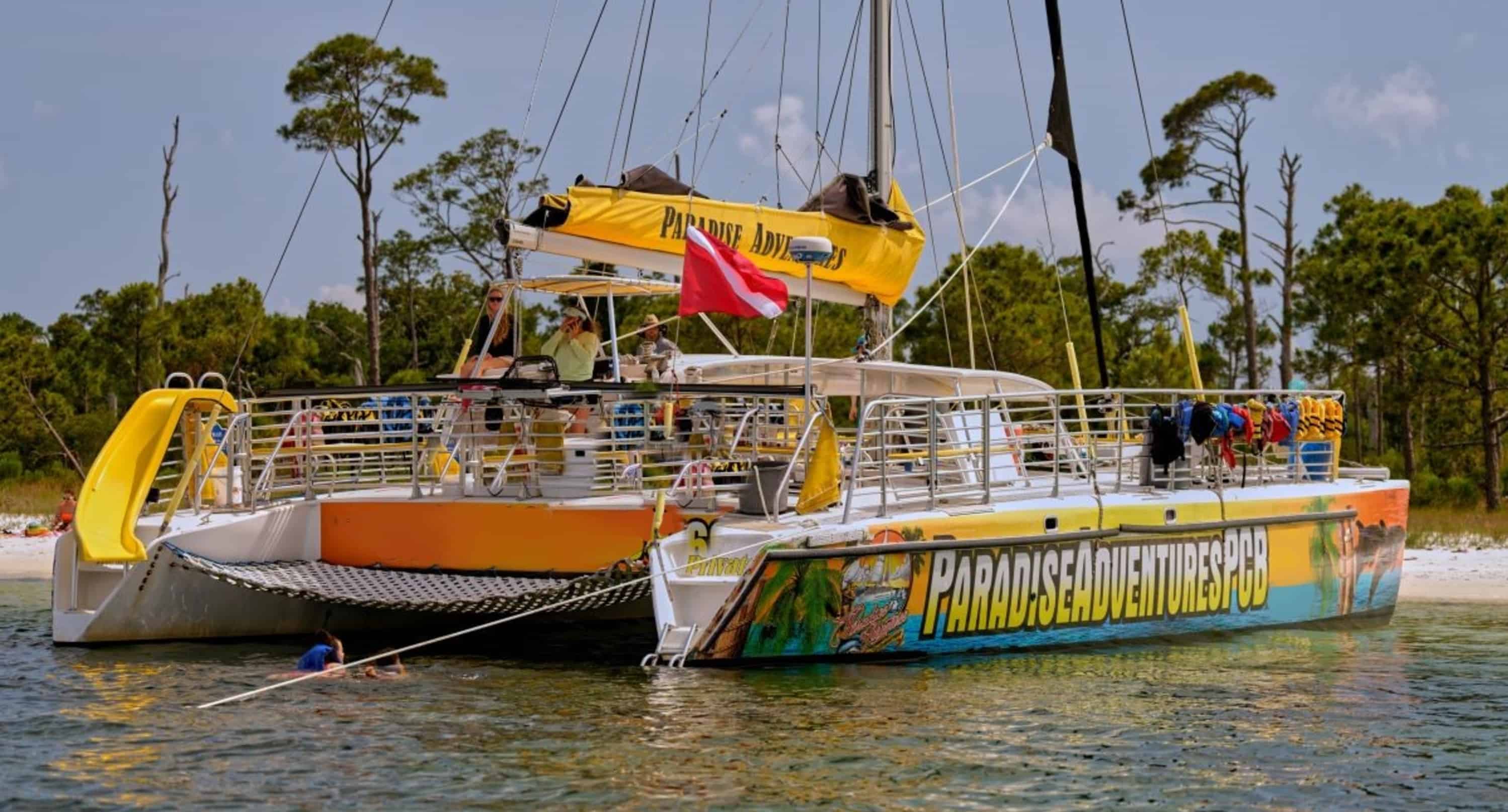 Adventure-Tour-With-Inflatable-Waterpark-Aboard-The-Privateer-Catamaran