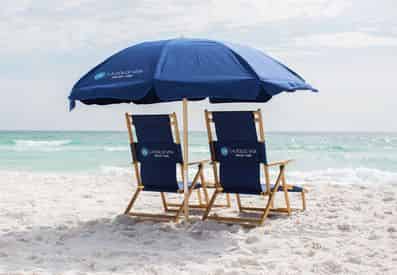 30A Beach Chairs and Umbrellas By La Dolce Vita