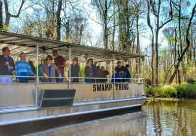 Plantation Brunch & Swamp Boat Guided Tour with Transportation From The French Quarter