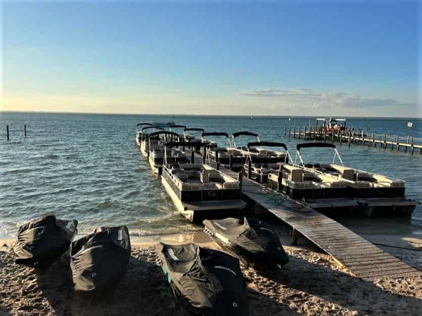 Crab Island 24ft Pontoon Boat Rental (12 Person Max) TripShock!