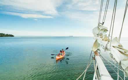Morning Sail, Snorkel, and Kayak Adventure