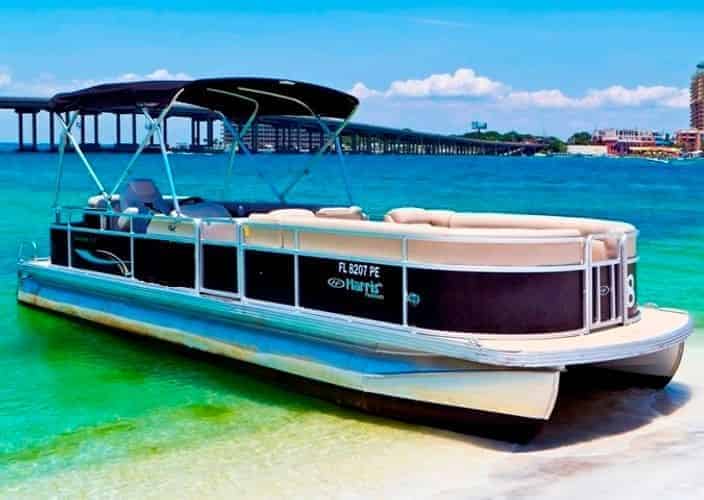 Sunset-and-Fireworks-Pontoon-Boat-Rental-with-Gilligan-s-Watersports
