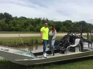 Destrehan Plantation & Small Airboat Combo with Transportation from New Orleans