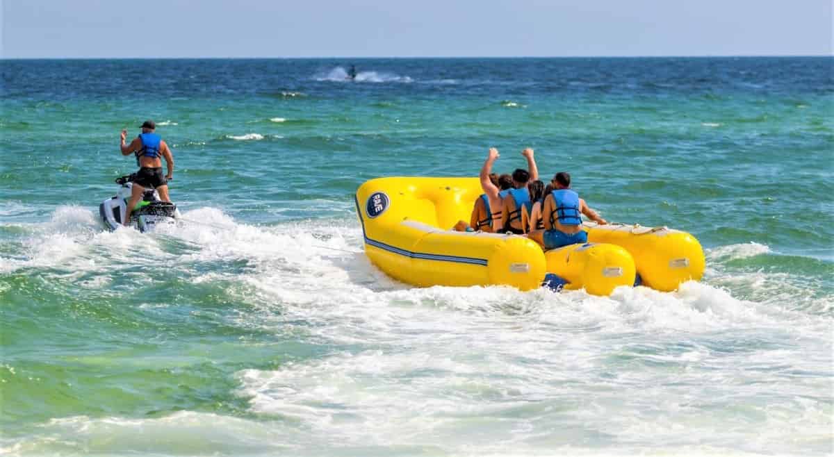 Gulf-Shores-Banana-Boat-Rides-with-Blue-Sky-Watersports