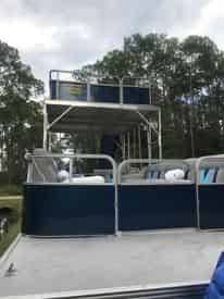 30A Double Decker Pontoon Boat Rental with Slide