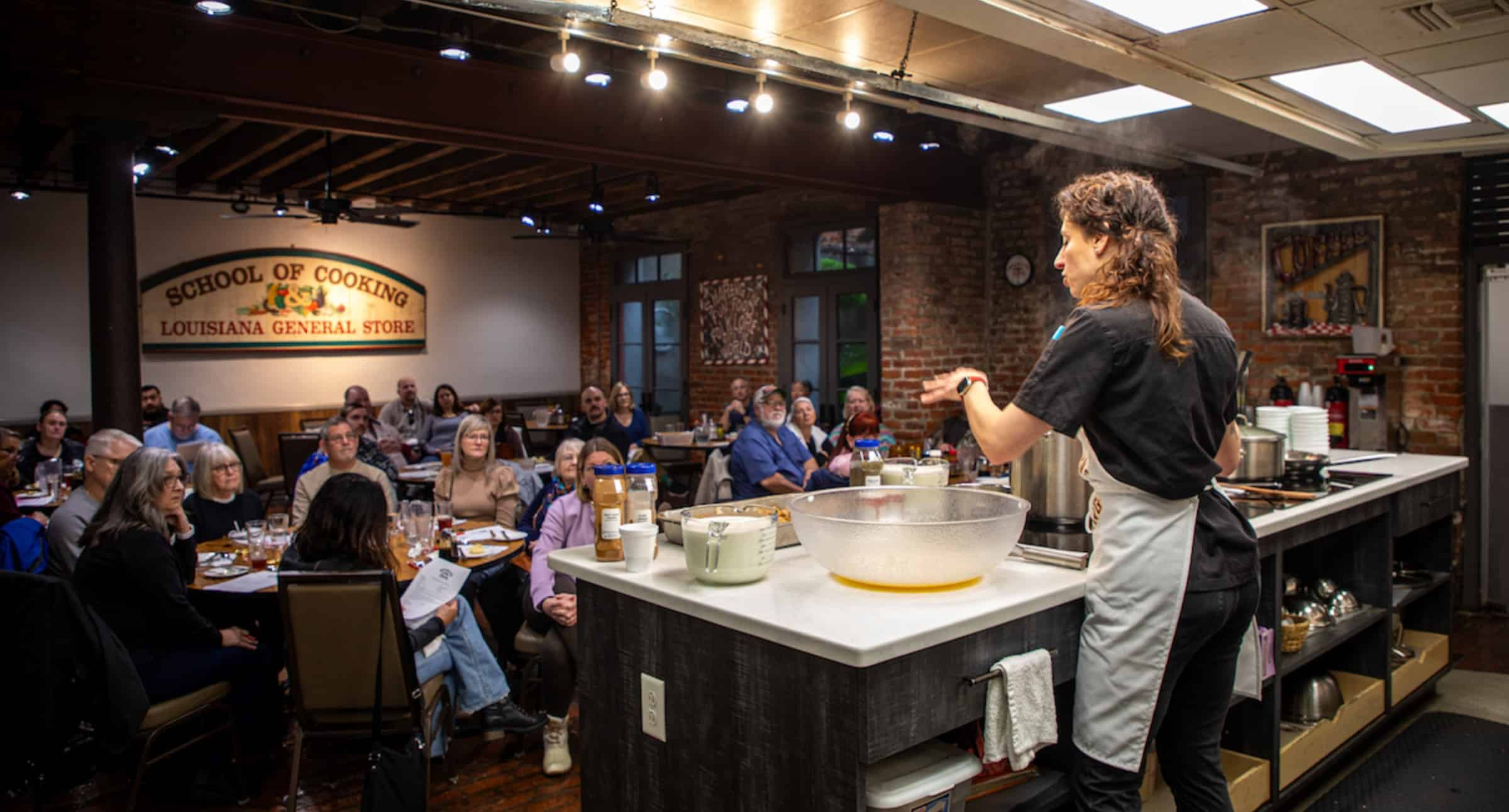 New-Orleans-Food-Demo-Gumbo-Red-Beans-and-Rice-and-Pecan-Pie