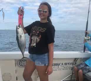Kids Fishing Trip with Jessica Shoals Fishing Charters