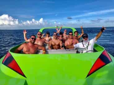 Crab Island Pass & Sunset Cruise Aboard the Scream Machine