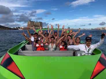 Crab Island Pass & Sunset Cruise Aboard the Scream Machine