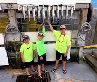 Kids Inshore Fishing with Emerald Coast Bay Charters