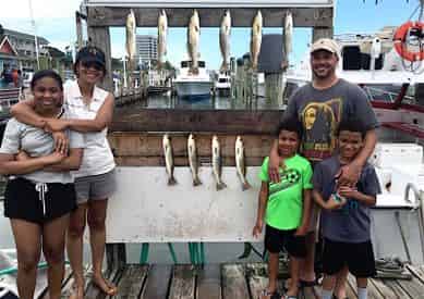 Kids Inshore Fishing with Emerald Coast Bay Charters