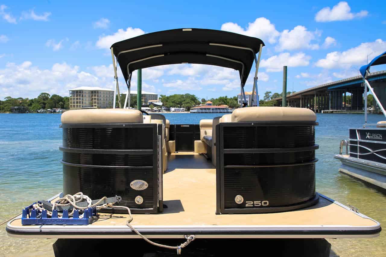 24-ft-Pontoon-Boat-Rental-with-Power-Up-Watersports-12-Passengers