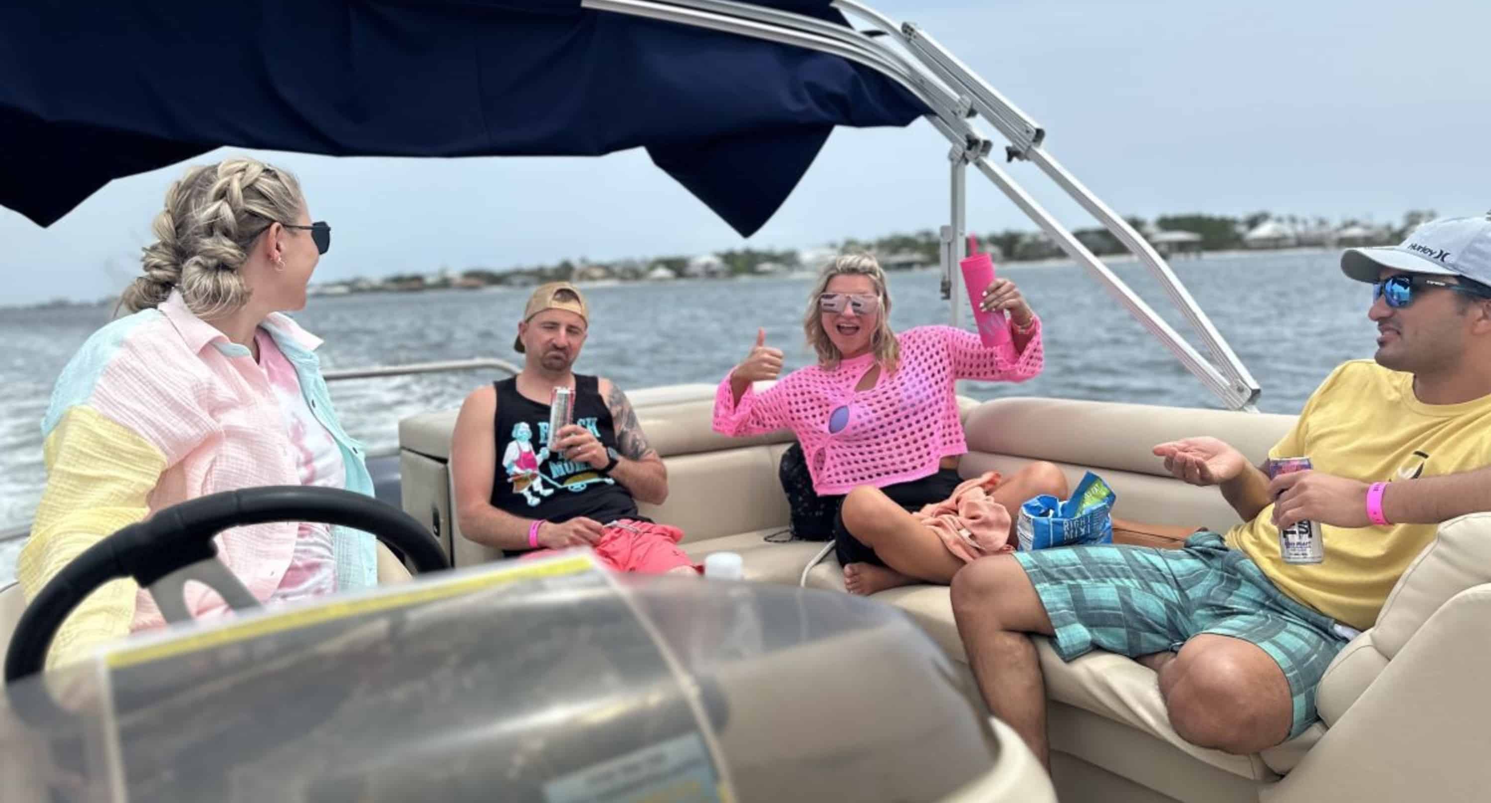 Happy-Harbors-Pontoon-Boat-Rentals-Half-Day