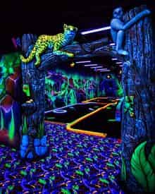 Black Light Mini Golf Adventure