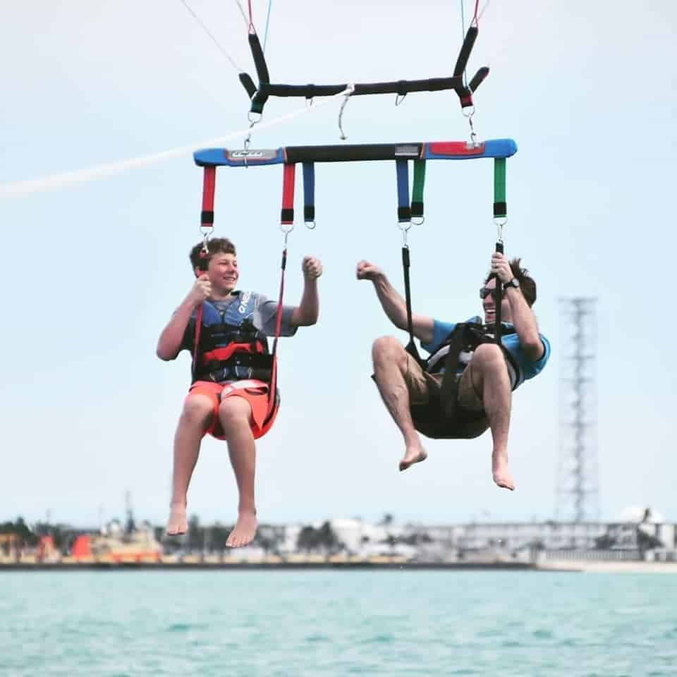 Parasailing-Smathers-Beach-by-Sunset-Watersports