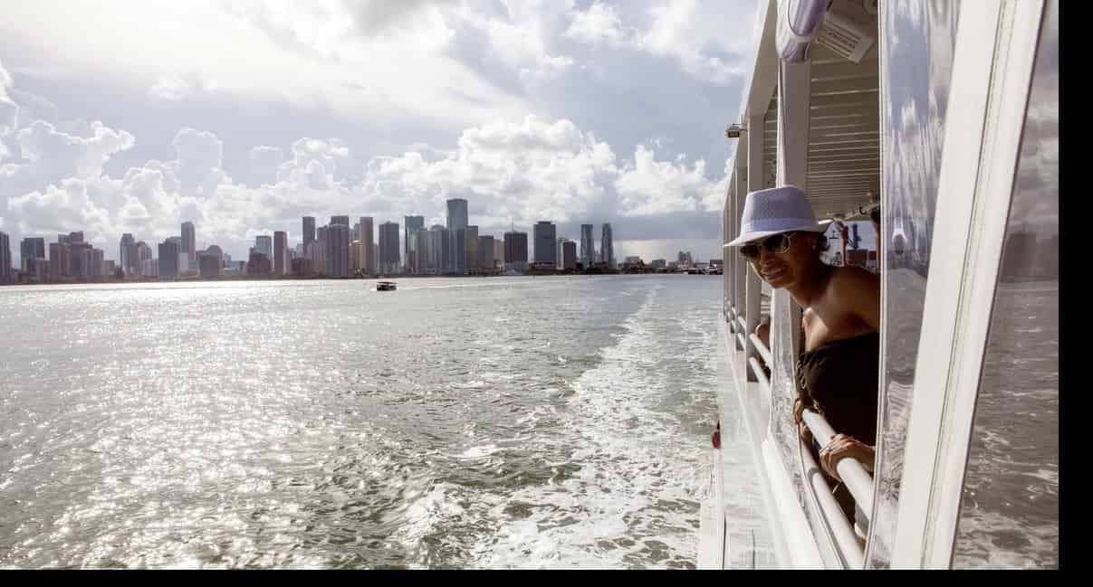 Combo-Miami-City-Tour-and-Biscayne-Boat-Cruise-with-Transportation-by-Gray-Line-Miami