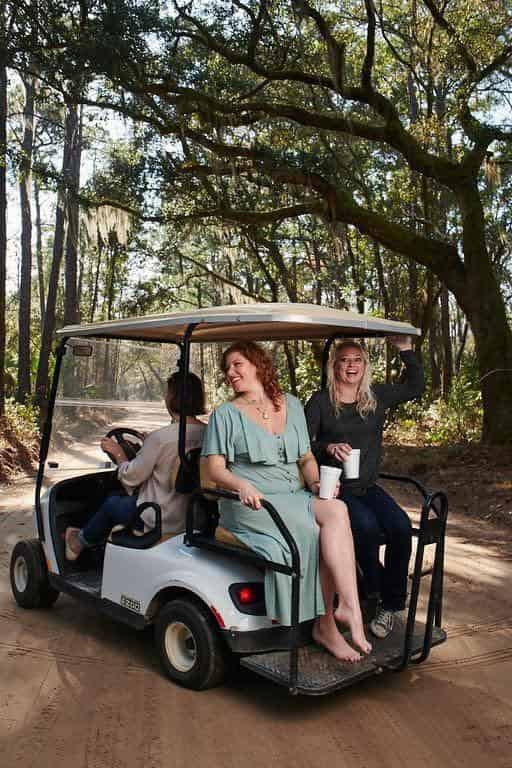 Daufuskie Island Ferry and Golf Cart Rental TripShock!
